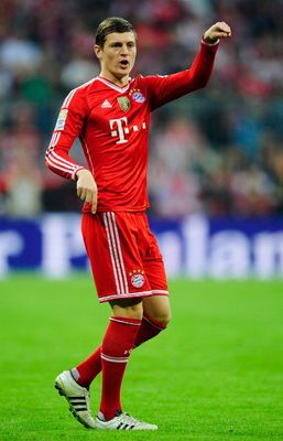 In demand Bayern midfield playmaker Toni Kroos.