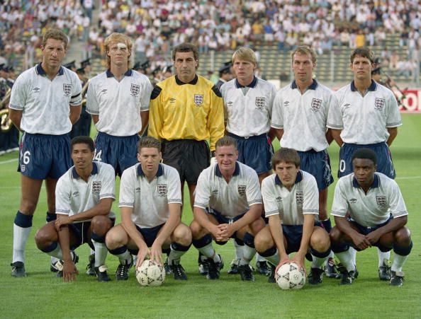 The England team from that semi-final