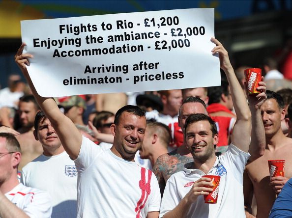 England fans are going to need their sense of humour for the forseeable future.