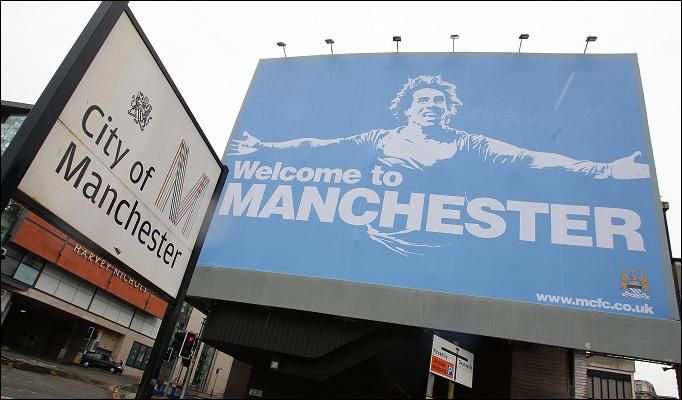 The Carlos Tevez billboard that rubbed salt into the wounds.