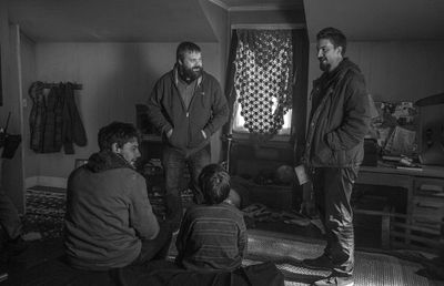 Robert Kirkman joins the cast & crew of Outcast on set while filming the first episode