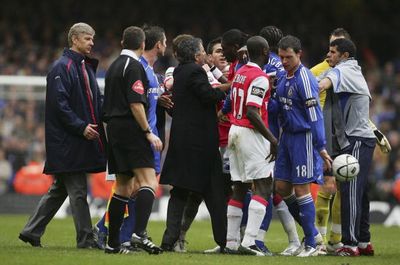 Wenger and Mourinho have always had a tense relationship.